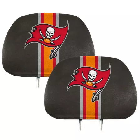 Fanmats Tampa Bay Buccaneers Printed Headrest Covers 2-Pack Seat Covers