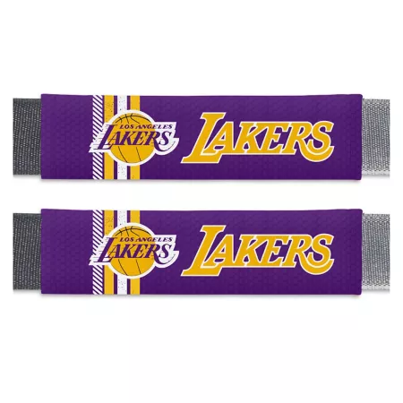 Fanmats Los Angeles Lakers Rally Seat Belt Pads 2 Pack Seat Covers