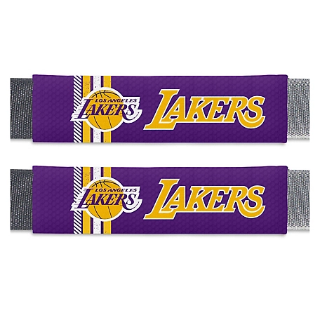 Fanmats Los Angeles Lakers Rally Seatbelt Pad Set, 2-Pack
