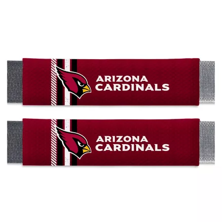 Fanmats Arizona Cardinals Rally Seat Belt Pad Set 2-Pack Seat Covers