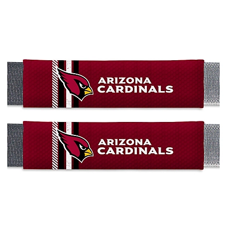 Fanmats Arizona Cardinals Rally Seatbelt Pad Set, 2-Pack