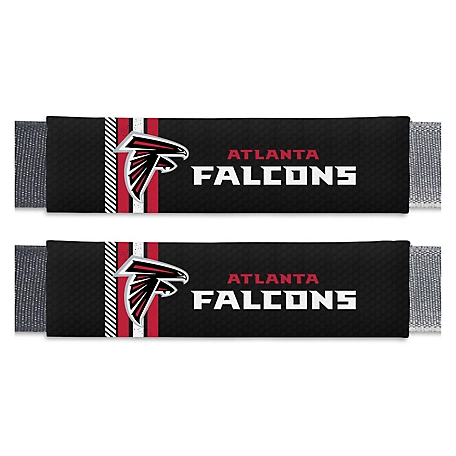 Fanmats Atlanta Falcons Rally Seatbelt Pad Set, 2-Pack