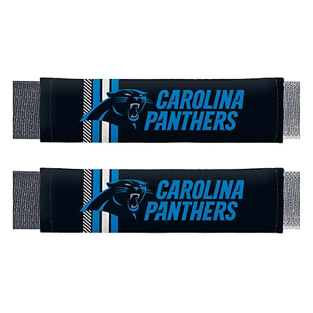 Fanmats Carolina Panthers Rally Seatbelt Pad Set, 2-Pack