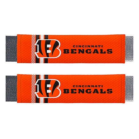 Fanmats Cincinnati Bengals Rally Seatbelt Pad Set, 2-Pack