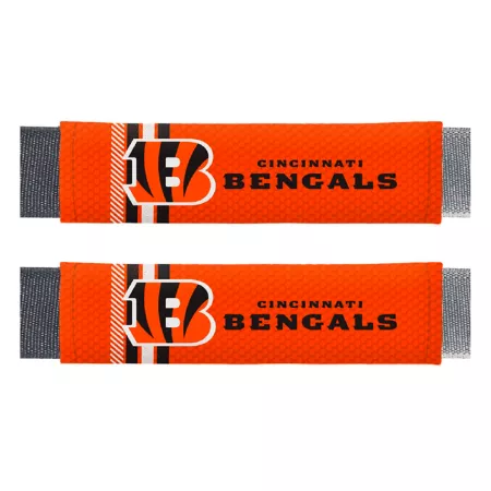 Fanmats Cincinnati Bengals Rally Seat Belt Pad Set 2-Pack Seat Covers