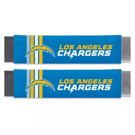 Fanmats Los Angeles Chargers Rally Seat Belt Pad Set 2-Pack Seat Covers