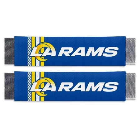 Fanmats Los Angeles Rams Rally Seat Belt Pad Set 2-Pack Seat Covers