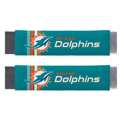 Fanmats Miami Dolphins Rally Seatbelt Pad Set, 2-Pack