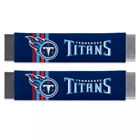 Fanmats Tennessee Titans Rally Seat Belt Pad Set 2-Pack Seat Covers