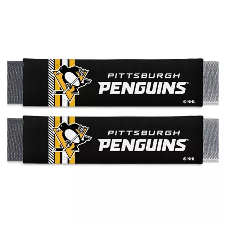 Fanmats Pittsburgh Penguins Rally Seat Belt Pad Set 2-Pack Seat Covers