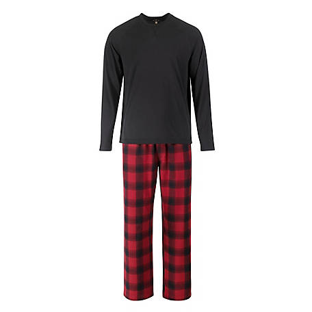 Blue Mountain Men's Long-Sleeve Pajama Set