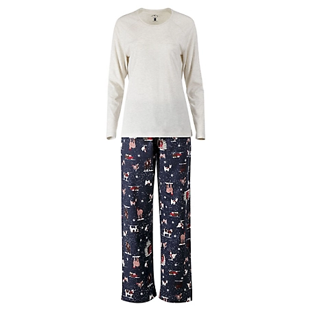 Blue Mountain Women's Long-Sleeve Pajama Set