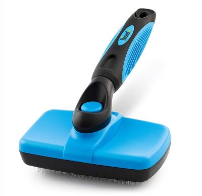 Boshel Self-Cleaning Slicker Brush for Dogs - Deshedding Brush for Cats - Slicker Dog Brush - Pet Fur Comb