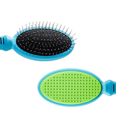 Image showing  2-in-1 Dog Hair Brush and Hair Remover with Safe Round Pin Edges