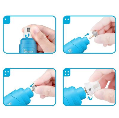 Image showing  Dog Nail Grinder Replacement Head - 2 Pack Professional Dog Claw Smoothing Grinder Bits