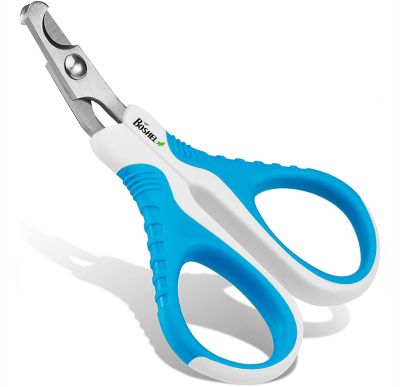 Boshel Cat Nail Clippers - Razor-Sharp, Angled & Safe Cat Nail Trimmers - Comfy Ergonomic Non-Slip Handle Pet Nail Clippers