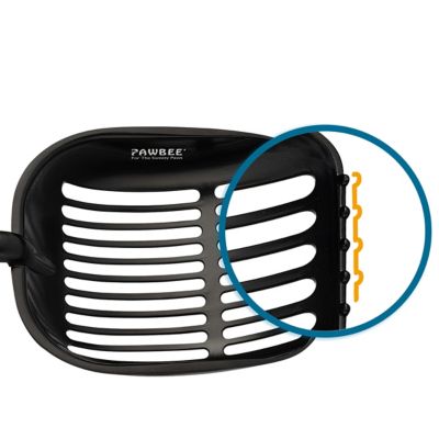 Image showing  Premium Non-Stick Metal Cat Litter Scooper with Holder, Deep Shovel Cat Scooper