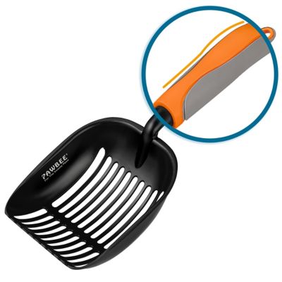 Image showing  Premium Non-Stick Metal Cat Litter Scooper with Holder, Deep Shovel Cat Scooper