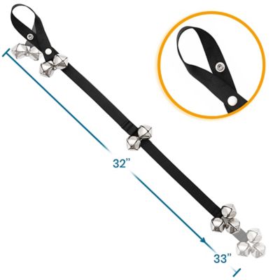 Image showing  Adjustable Dog Bells for Door Potty Training, 7 Extra-Loud Jingles, 2-Pack