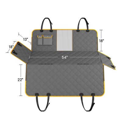 Image showing  Dog Car Seat Cover - Premium Nonslip & Scratchproof Dog Seat Covers for Cars