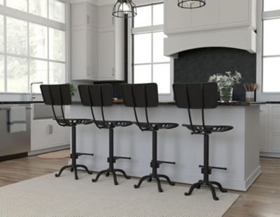 Image showing  Tractor Seat Stool with Back, 33 in.