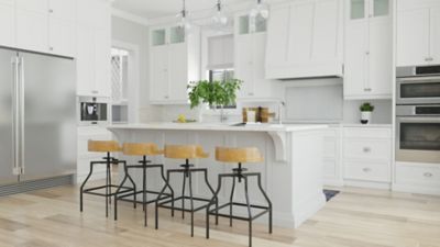 Image showing  Marais Adjustable Stool, 31 in., Black