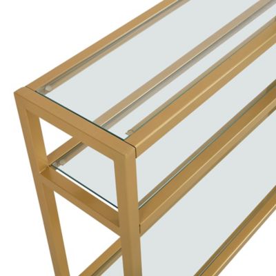 Image showing 2 th Carolina Chair & Table Chrysalis 3-Tier Console Table