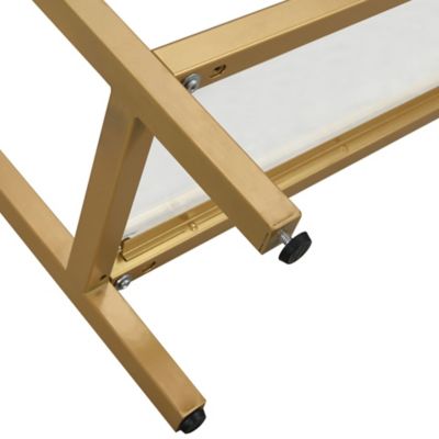 Image showing 3 th Carolina Chair & Table Chrysalis 3-Tier Console Table