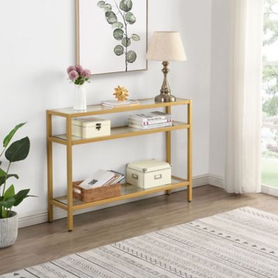 Image showing 4 th Carolina Chair & Table Chrysalis 3-Tier Console Table