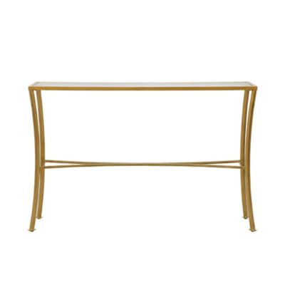 Image showing  Palin Glass Top Console Table, 32 in. x 32 in. x 14 in.
