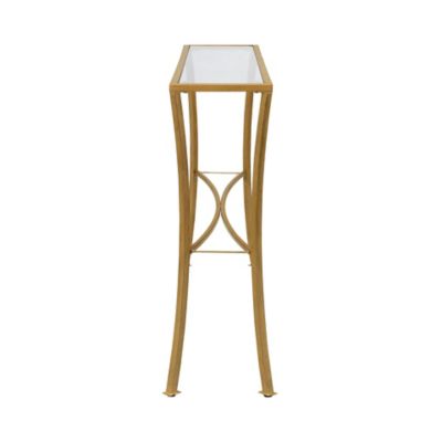 Image showing  Palin Glass Top Console Table, 32 in. x 32 in. x 14 in.