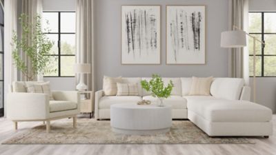 Image showing 5 th Carolina Chair & Table Tamia Round Wooden Coffee Table, 42 in.