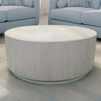 Image showing 7 th Carolina Chair & Table Tamia Round Wooden Coffee Table, 42 in.
