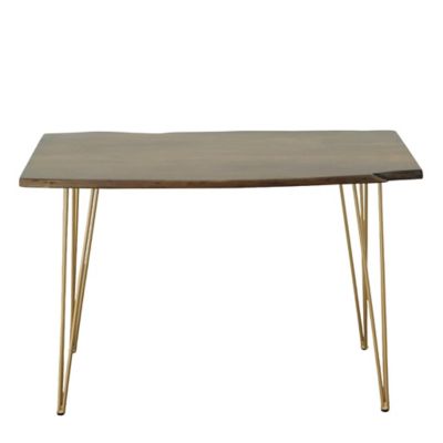Image showing  Seti Rectangular Live Edge Dining Table for 4 People