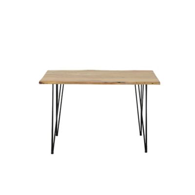Image showing  Seti Rectangular Live Edge Dining Table for 4 People