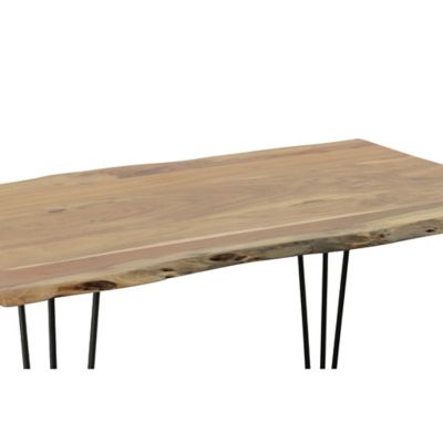 Image showing  Seti Rectangular Live Edge Dining Table for 4 People