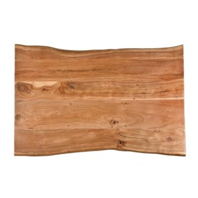 Image showing  Seti Rectangular Live Edge Dining Table for 4 People