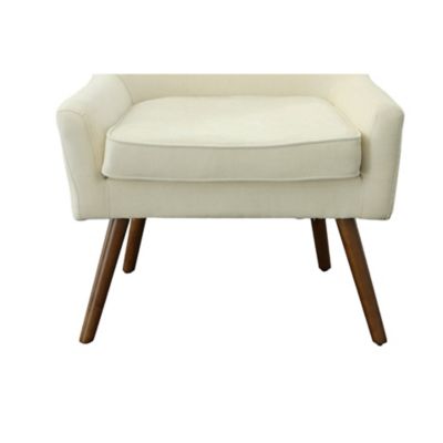 Image showing  23 in. x 20.75 in. x 20.5 in. Claudie Wingback Chenille Accent Chair