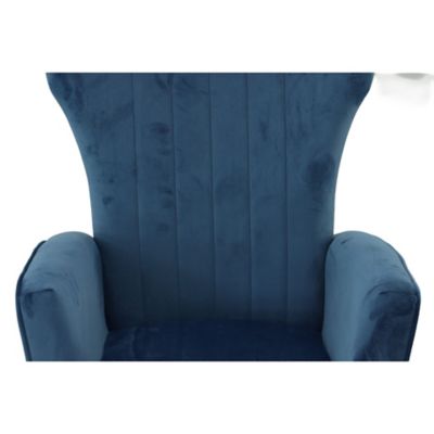 Image showing  18.75 in. x 20.75 in. x 18.5 in. Cela Upholstered Velvet Wingback Chair