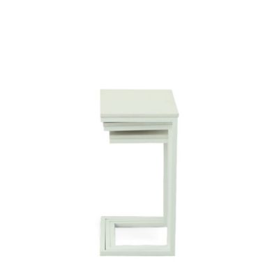 Image showing  3 pc. Addison Nesting Table Set, White