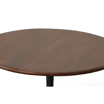 Image showing 1 th Carolina Chair & Table Alden Wood-Top Round Dining Table for 4 People