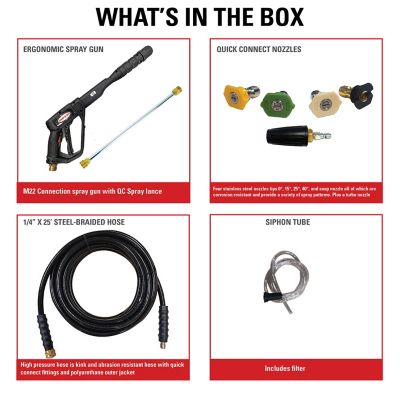 Image showing  2,500 PSI 1.2 GPM Electric Cold Water Clean Machine Pressure Washer