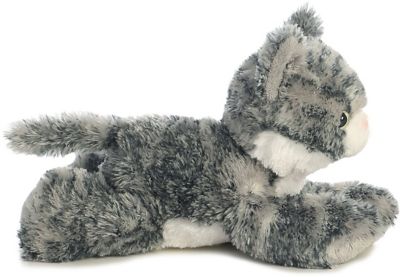 Image showing  Gray Tabby Lily Stuffed Animal, 8 in.