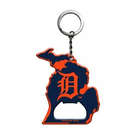 Fanmats Detroit Tigers Keychain Bottle Opener Key Chains