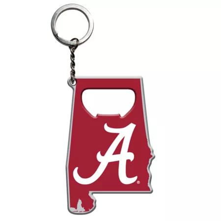 Fanmats Alabama Crimson Tide Bottle Opener Keychain Key Chains