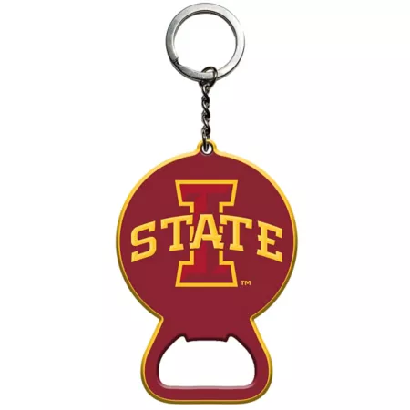 Fanmats Iowa State Cyclones Bottle Opener Keychain Key Chains