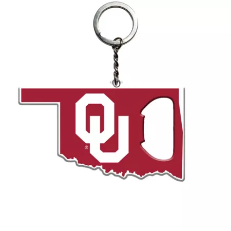 Fanmats Oklahoma Sooners Bottle Opener Keychain Key Chains