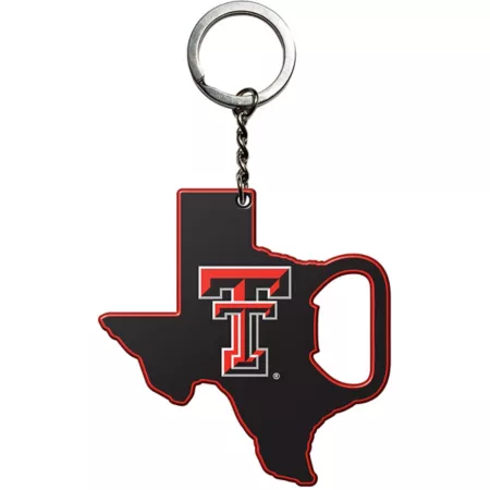 Fanmats Texas Tech Red Raiders Bottle Opener Keychain Key Chains