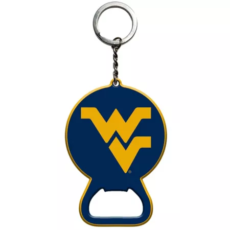 Fanmats West Virginia Mountaineers Bottle Opener Keychain Key Chains