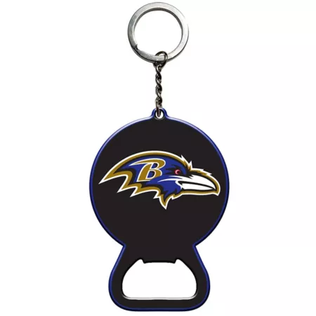 Fanmats Baltimore Ravens Bottle Opener Keychain Key Chains